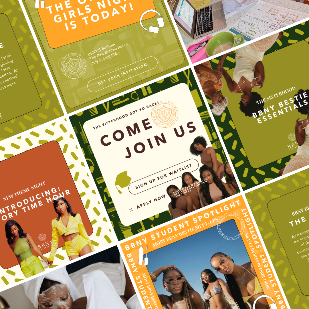 Custom made instagram templates