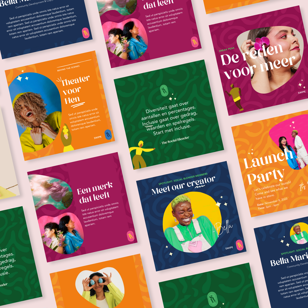 Social Blender Instagram templates